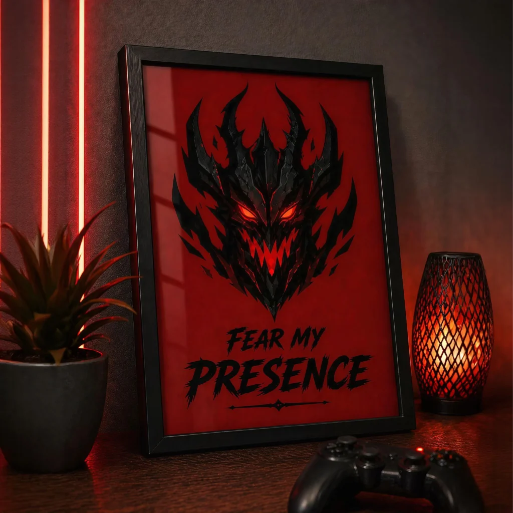 نگاریکا Shadow Fiend | تابلو دیواری دکوراتیو