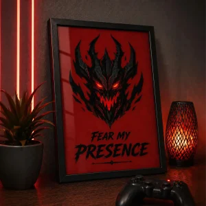 نگاریکا Shadow Fiend | تابلو دیواری دکوراتیو