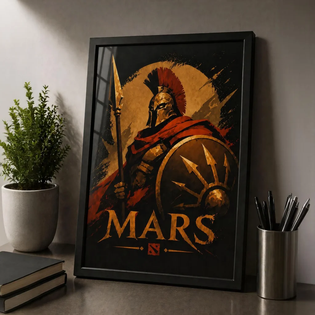 نگاریکا Mars | تابلو دیواری دکوراتیو