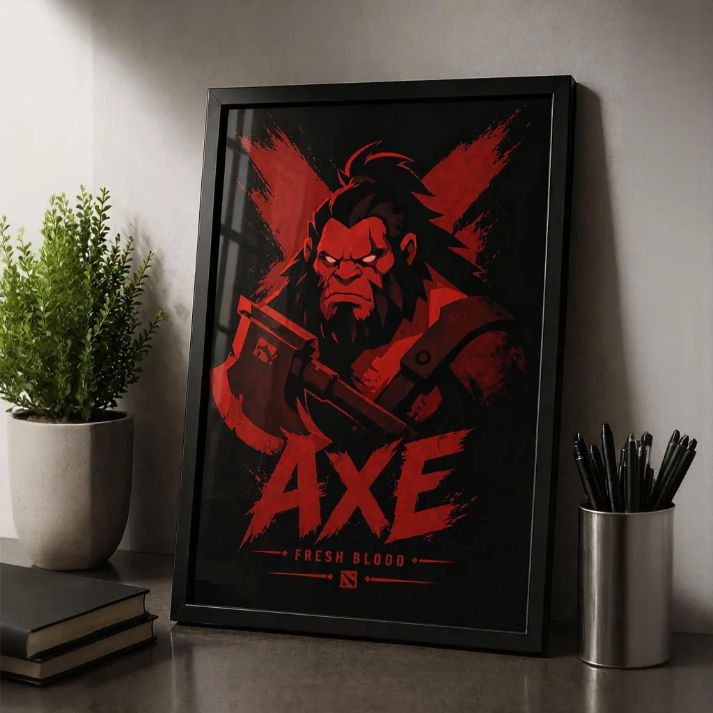 نگاریکا Axe | تابلو دیواری دکوراتیو
