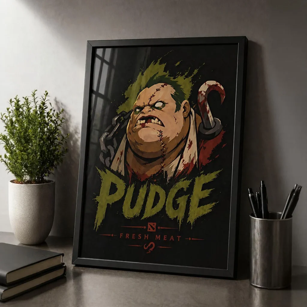 نگاریکا Pudge | تابلو دیواری دکوراتیو